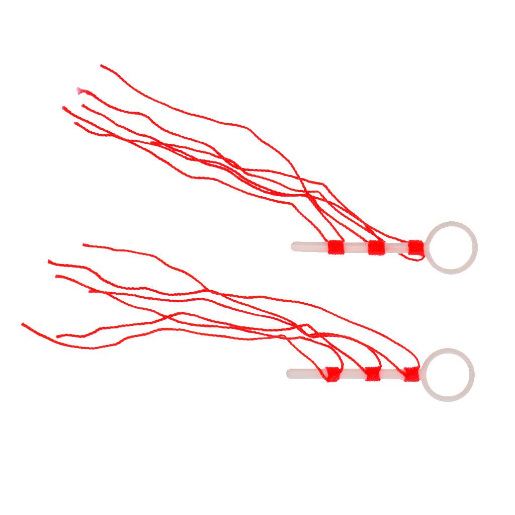 Bobber / Looper Stop Knots Red Cord String Rope Fishing Floast Accessories