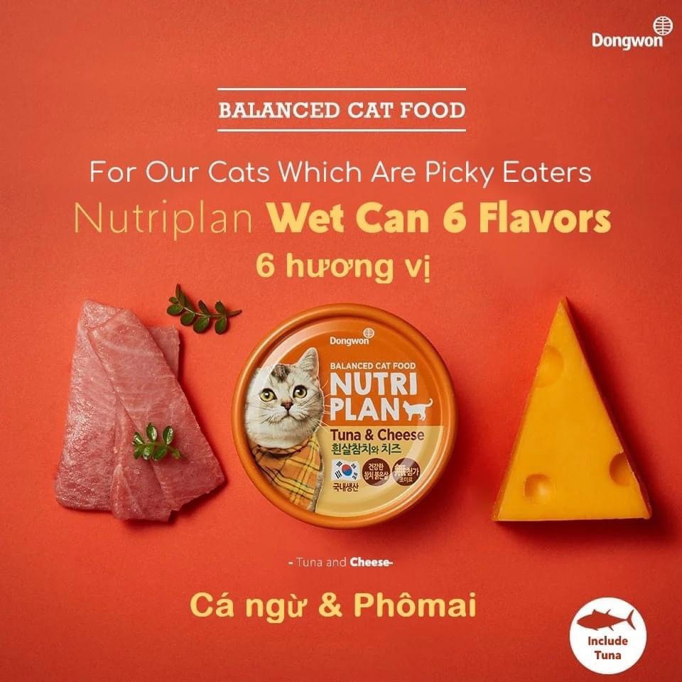 Pate NUTRI PLAN Cân Bằng Dinh Dưỡng &amp; Hỗ Trợ Chức Năng Nhiều Vị Cho Mèo 160Gr - Dòng Sản Phẩm Cao Cấp Đến Từ Hàn Quốc