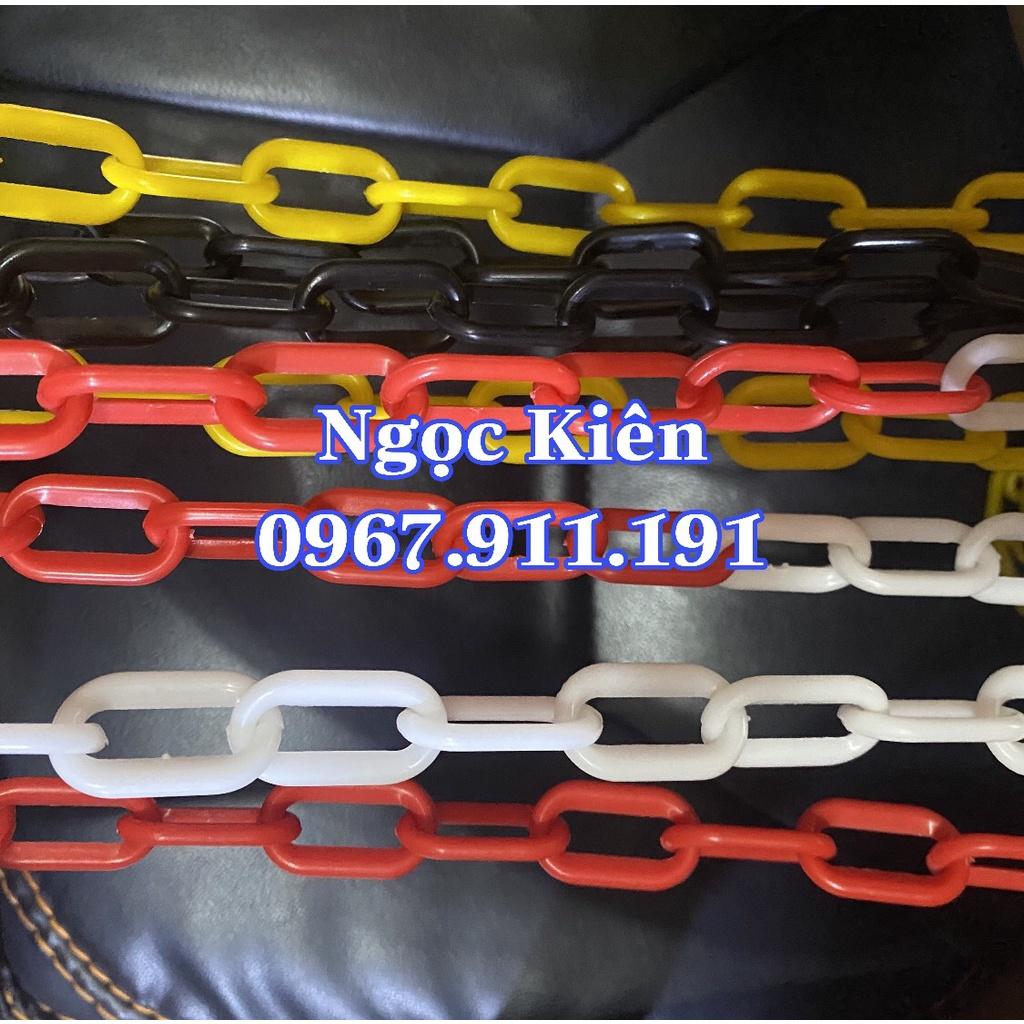 Dây xích nhựa 6mm,Dây xích nhựa màu vàng-đen