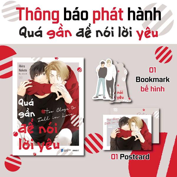 Sách - Quá Gần Để Nói Lời Yêu - Too Close To Fall In Love - Tặng Kèm Bookmark + Postcard