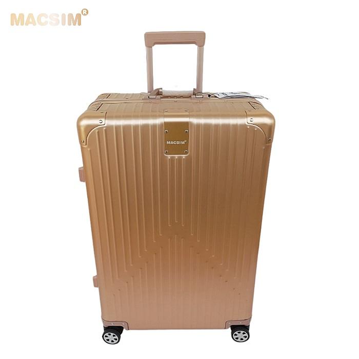 Vali hợp kim nhôm nguyên khối MS1104 Macsim cao cấp màu rose cỡ 29 inches