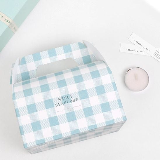 Hộp bánh ngọt, bánh nướng, bánh mousse cầm tay, hộp thực phẩm mang đi. Q1807