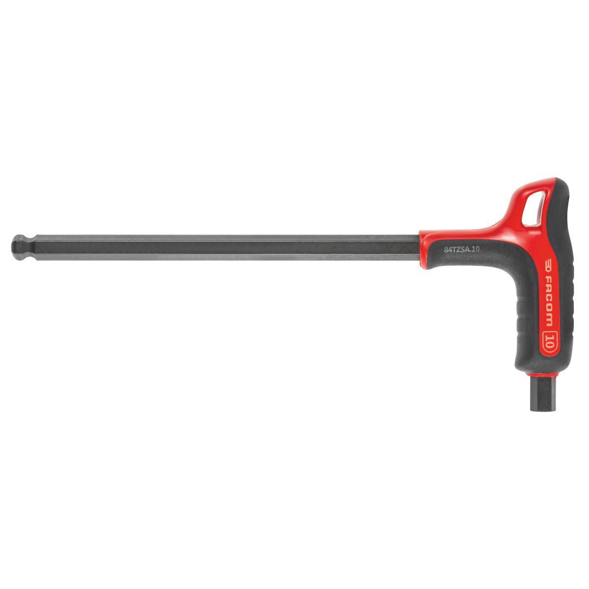 TAY VẶN CHỮ T ĐẦU LỤC GIÁC SIZE 10 ĐẦU DÀI CÓ VÁT GÓC 30° FACOM 627421