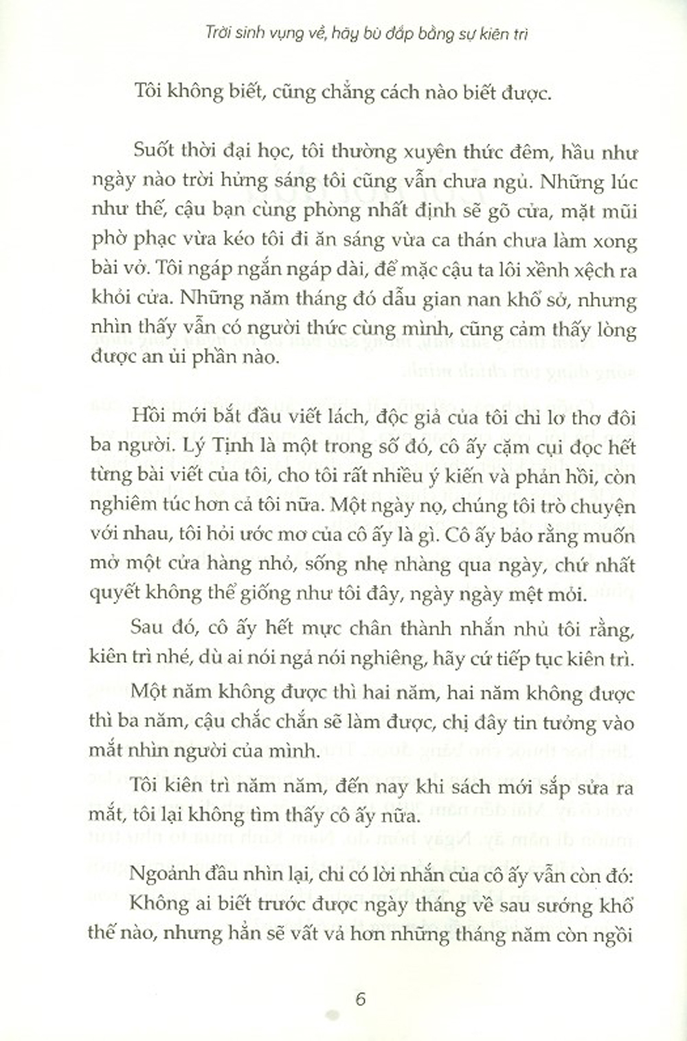 Trời Sinh Vụng Về, Hãy Bù Đắp Bằng Sự Kiên Trì  - AZ