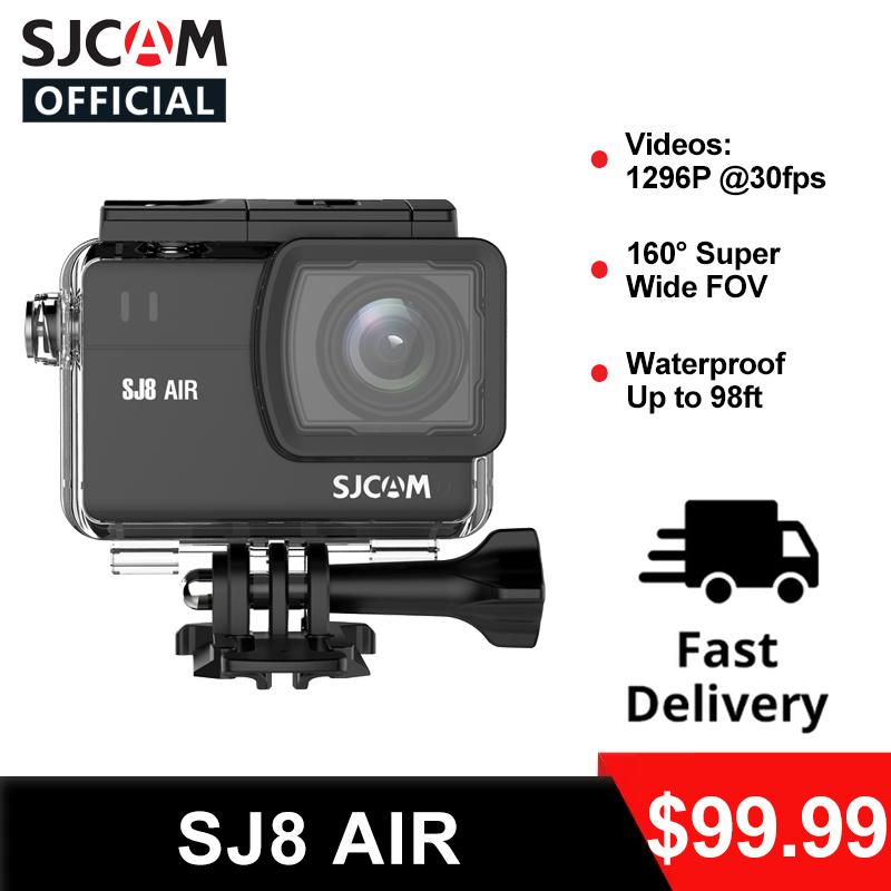 SJCAM SJ8 Air Action Camera WiFi Remote Camera Mũ Bảo Hiểm Ultra HD 1296P 30FPS Sports DV Camera Chống Thấm Nước Với Thẻ Nhớ 32GB