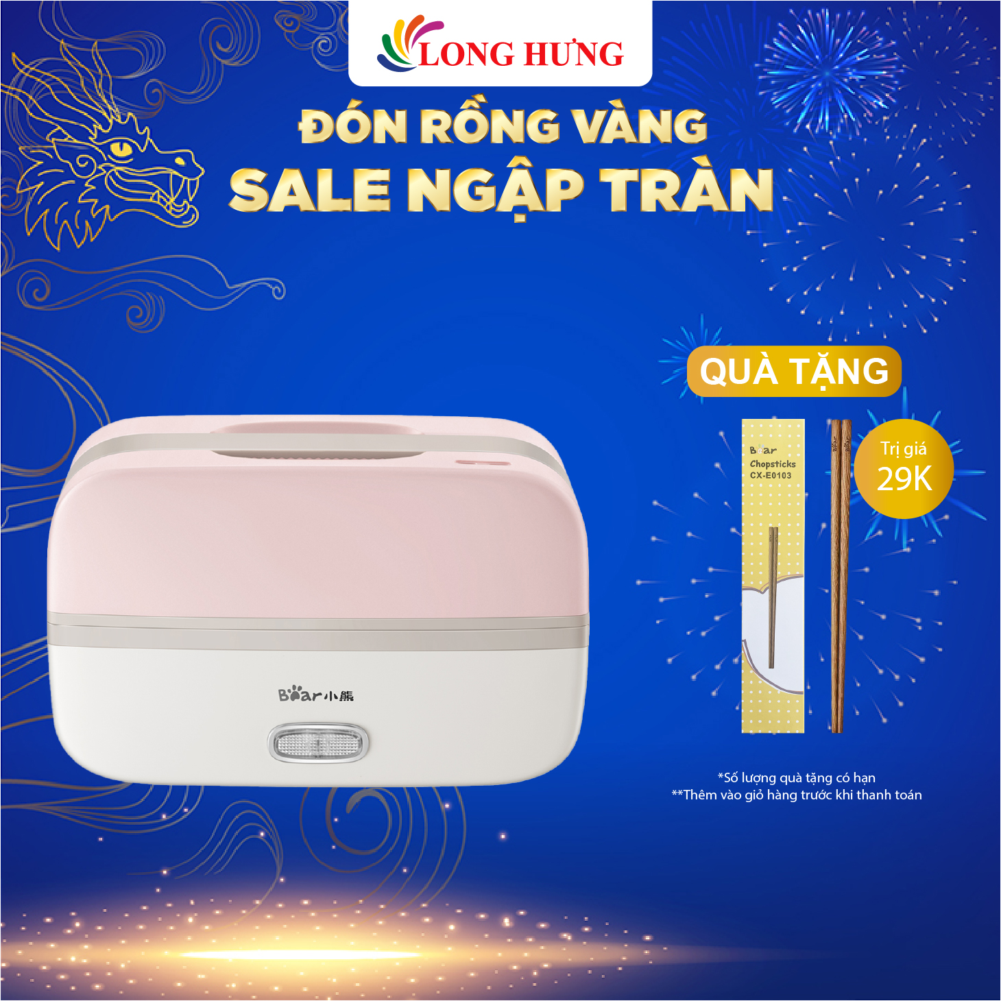 Hộp cơm điện Bear DFH-B10J2 - Hàng chính hãng