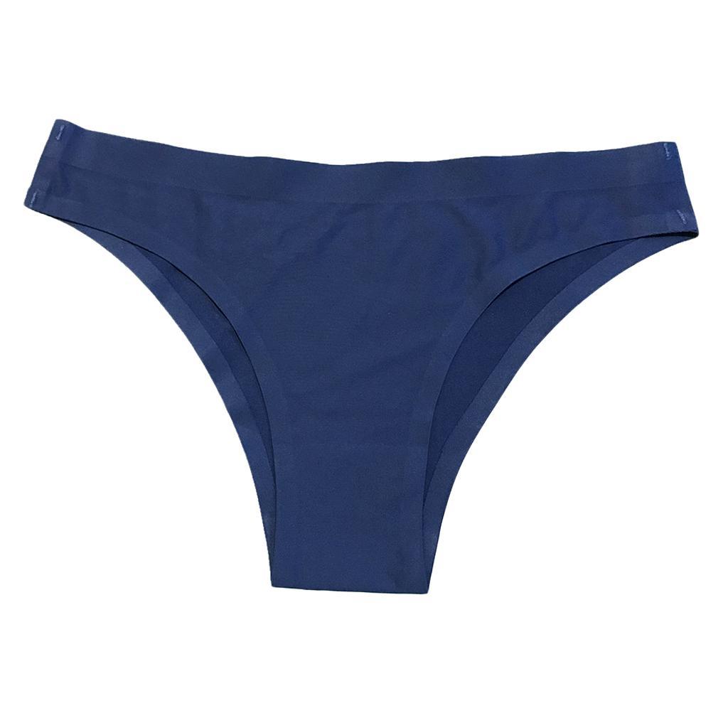Women Ice Silk G-string Briefs Panties Seamless Thong Lingerie Underwear Knicker