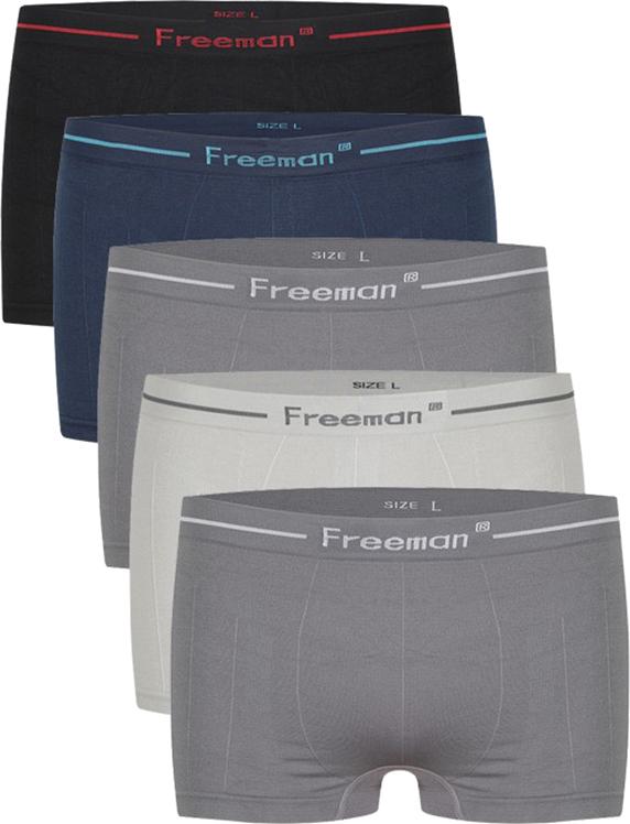 Combo 5 Quần Lót Boxer Nam Freeman 6513 - Cb5 - L Size L