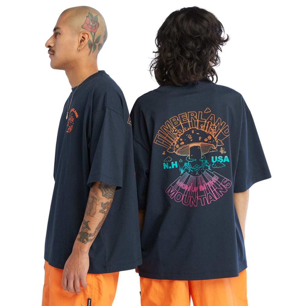 [Original] Timberland Áo Thun Unisex Mushroom Back Graphic Tee (Box) TB0A6QEW