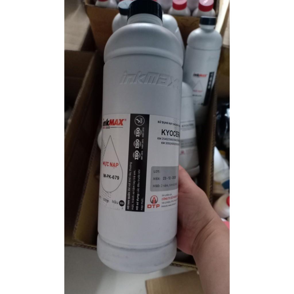 Mực nạp máy Photocopy / Hàng chính hãng InkMAX IM-PK-679C - nạp được cho các dòng máy Photocopy Kyocera Mita: TK-675 / 678 / 679: KM 2540, 2560, 3040, 3060, 300i, TK-715 / 717 / 718