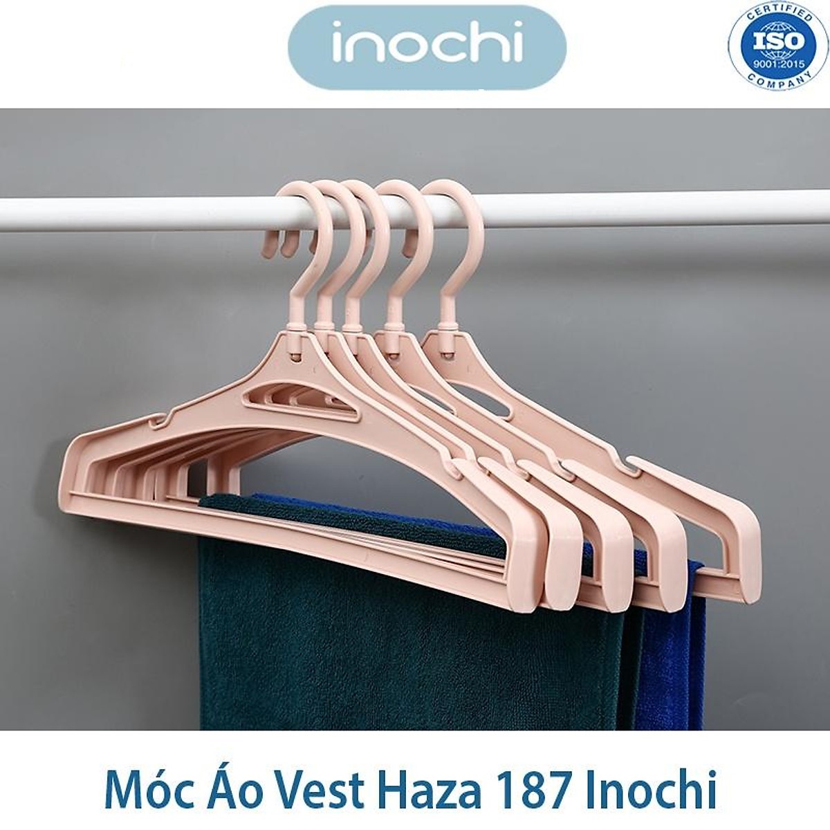 {Nhiều Sự Lựa Chọn} Lốc Móc Treo Quần Áo Đa Năng Hara Tùy Chọn Mẫu Phù Hợp Cho Các Loại Quần Áo : Áo Đầm , Áo Kiểu, Áo Mỏng , Quần Áo Người Lớn , Trẻ Em - Chính Hãng inochi ( Tặng khăn lau pakasa) Giao màu ngẫu nhiên