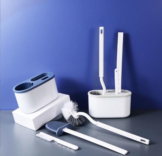 Dụng Cụ Chà Rửa Toilet 3in1 - Giải pháp vệ sinh toilet hiệu quả - Tiết kiệm thời gian và công sức