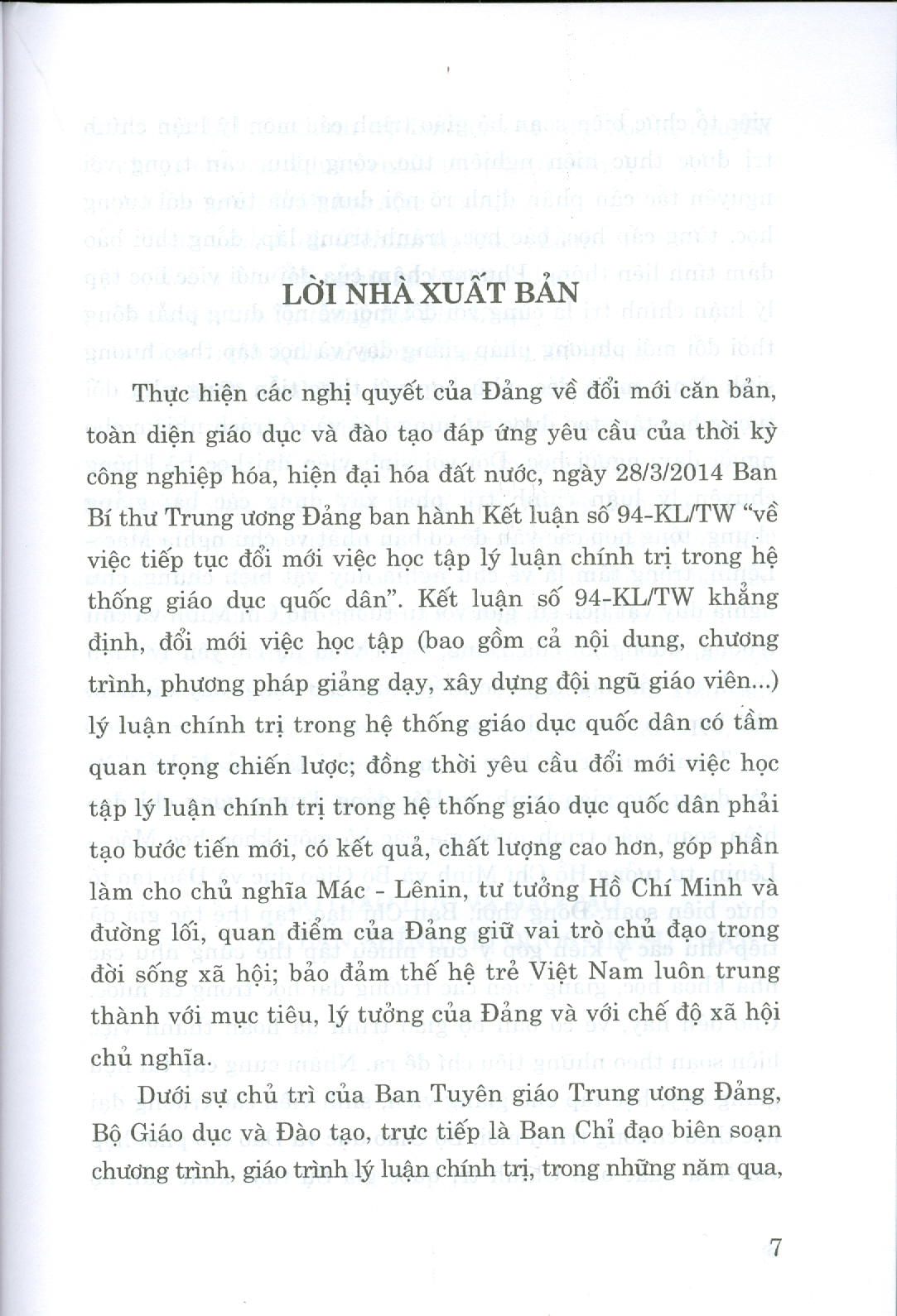 Giáo Trình Kinh Tế Chính Trị Mác – Lênin (Dành Cho Bậc Đại Học Hệ Không Chuyên Lý Luận Chính Trị) - Bộ mới năm 2021