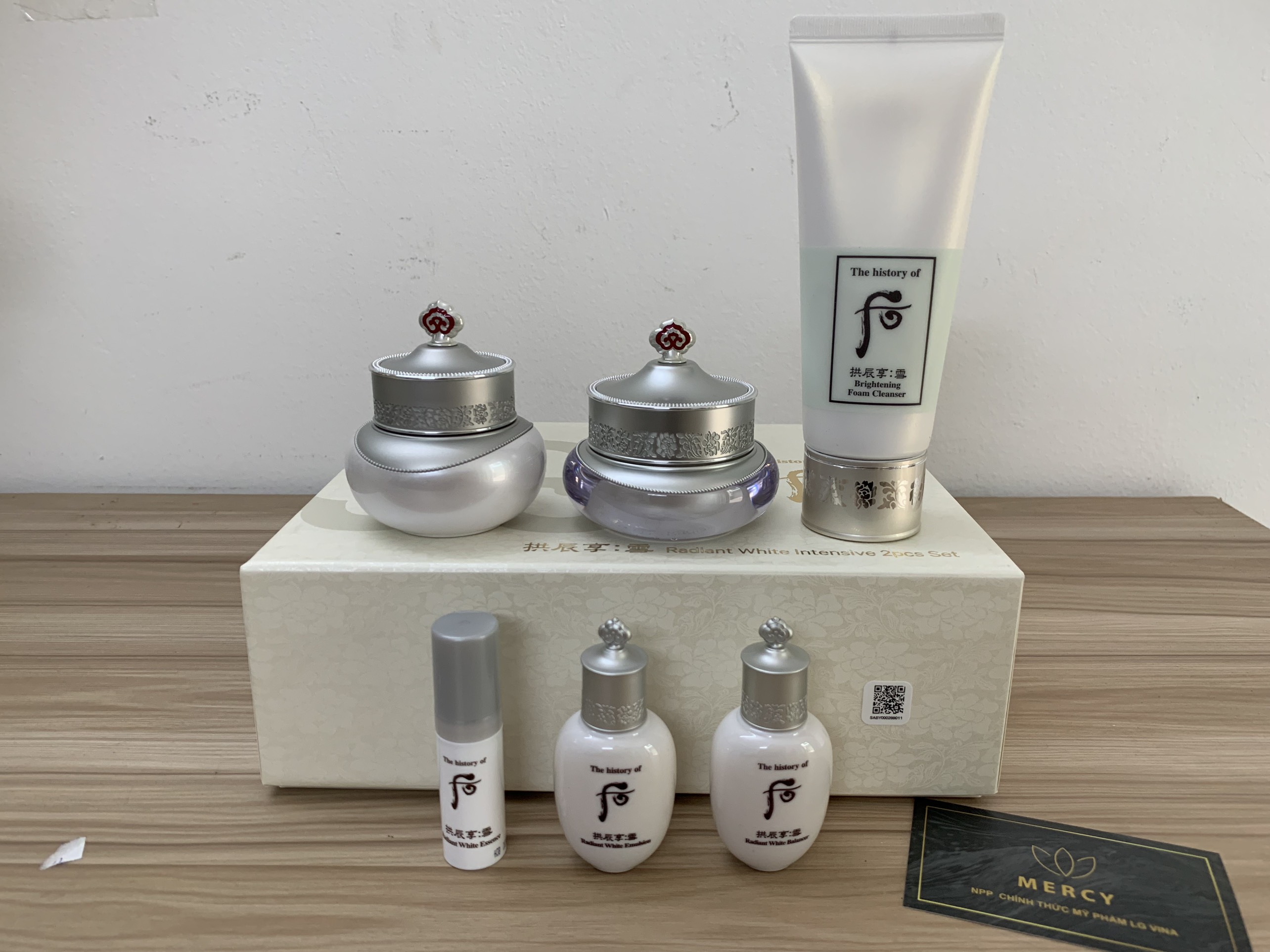 Bộ cao hỗ trợ điều trị nám WHOO GJH SEOL RADIANT WHITE 2PCS SET