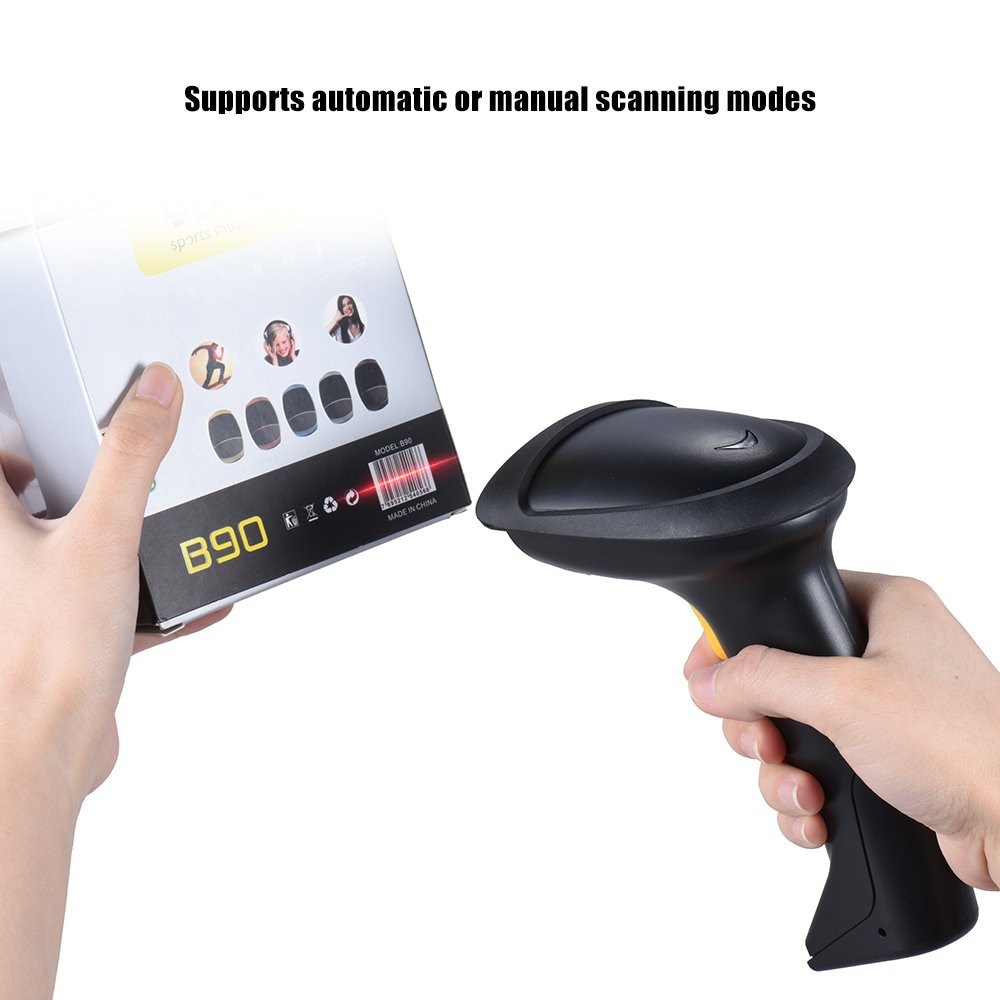 ROGTZ Máy Scan Quét Mã Vạch Không Dây Cao Cấp 2.4G Tốc Độ Quét Siêu Nhanh LM-800 - Hàng Nhập Khẩu