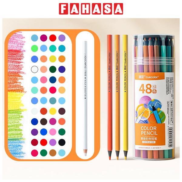 Hộp 48 Bút Chì Màu Tẩy Được - Truecolor ZCP-933D