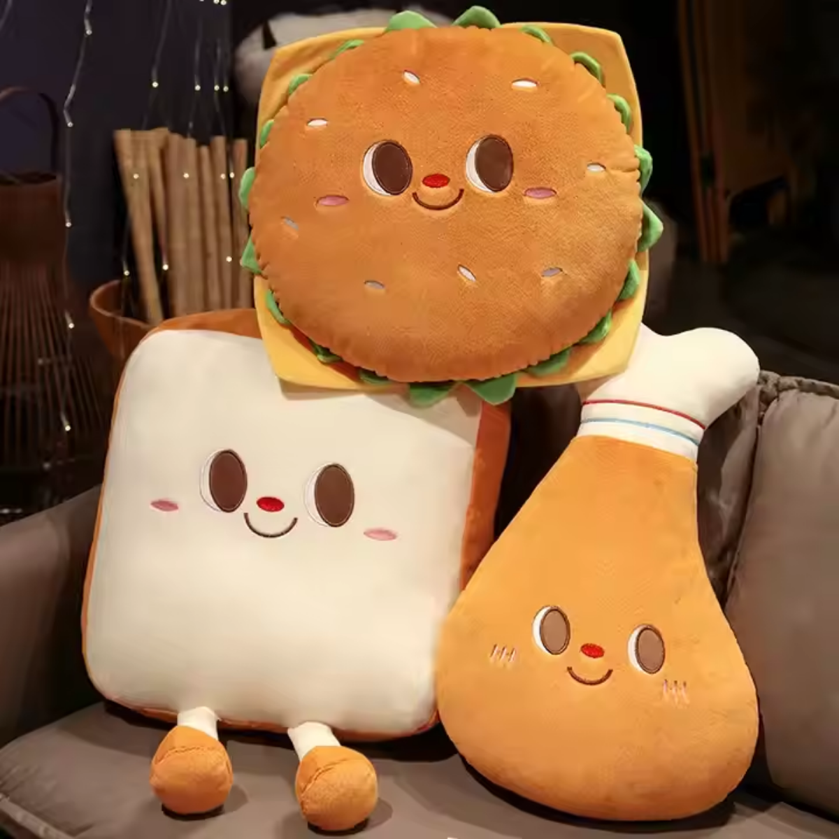 Đồ Chơi Thú Bông Hình Đùi Gà 30cm Value Toys M3-09