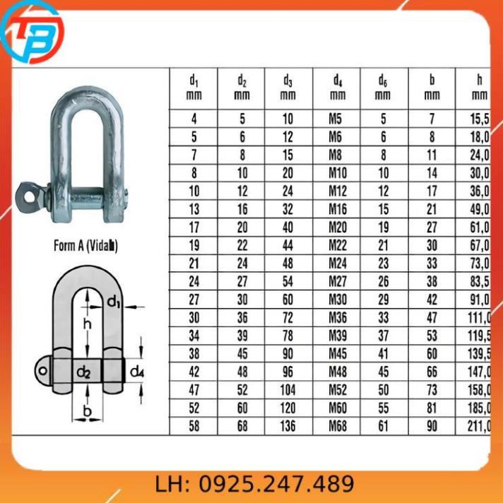 Ma ní U INOX 304 CÁP THÉP Thái Bình VinàN