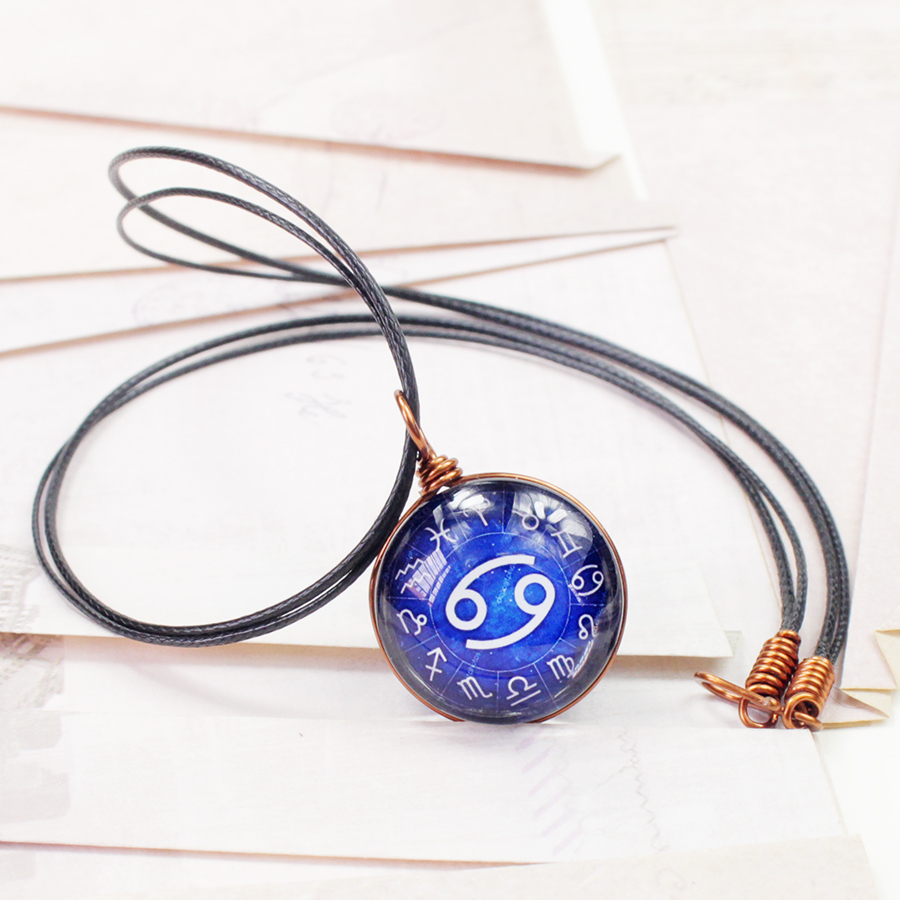 Dây chuyền 12 cung hoàng đạo Zodiac màu sắc tươi sáng 06647-DC004