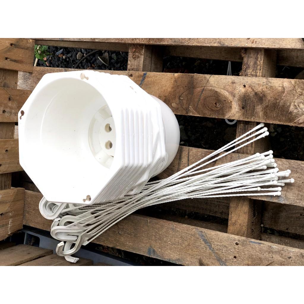 Bộ 10 chậu treo trồng cây kích thước 20 x 15 cm