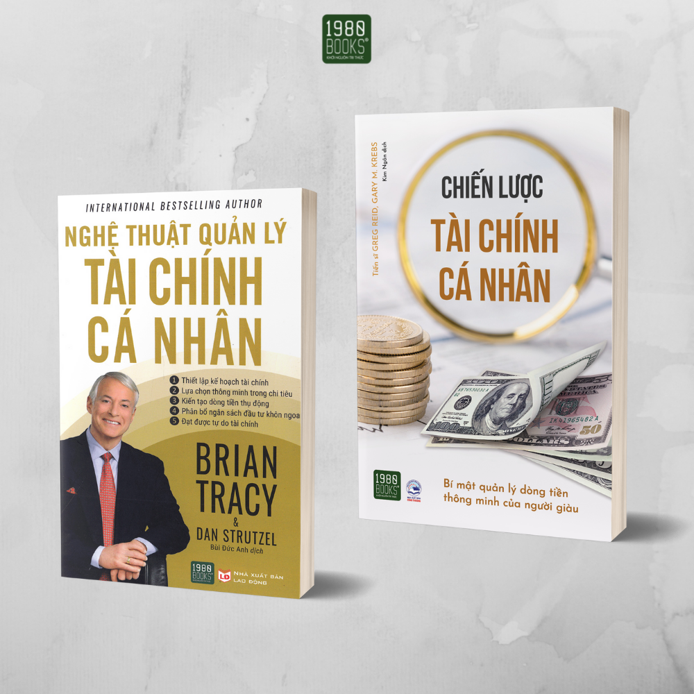 Sách - Combo 2 cuốn Nghệ thuật quản lý tài chính cá nhân + Chiến lược tài chính cá nhân - 1980BOOKS