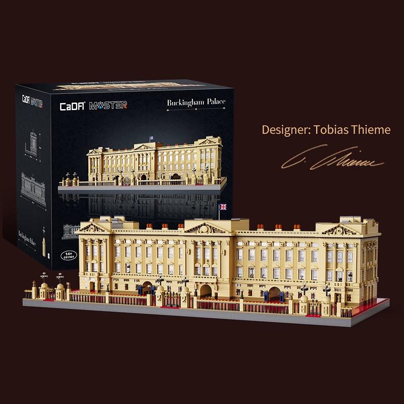 Đồ chơi Lắp ráp Cung điện Buckingham, Cada C61501 Bristish Building, Xếp hình thông minh, Mô hình thành phố