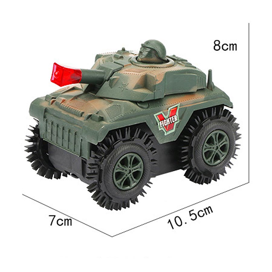 Hình ảnh Đồ chơi mô hình xe tăng chạy pin chạy nhanh khỏe, nhựa nguyên sinh an toàn