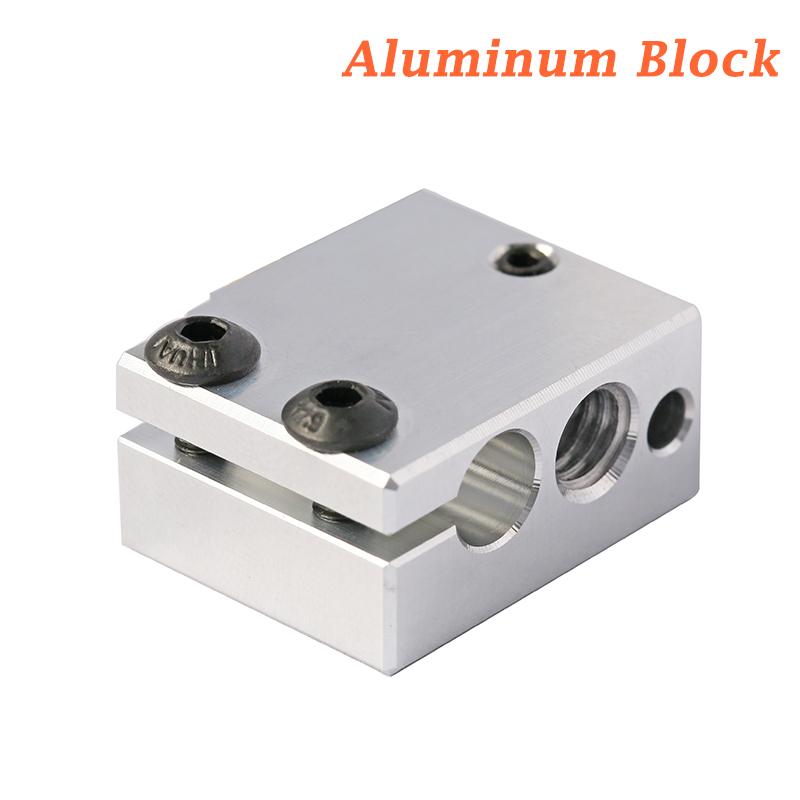 Khối nóng núi lửa cho V6 Hotend Fit 3 mm PT100 HT-100K cảm biến nhiệt nhiệt Hộp nhiệt Hộp nhiệt nhiệt độ cao