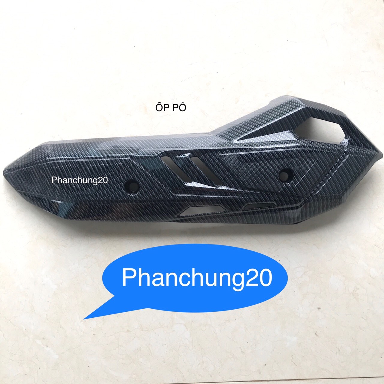 CHỤP BÁCH PÔ DÙNG CHO ĐỜI XE AB 2020 2021 - 125 150cc CACBON