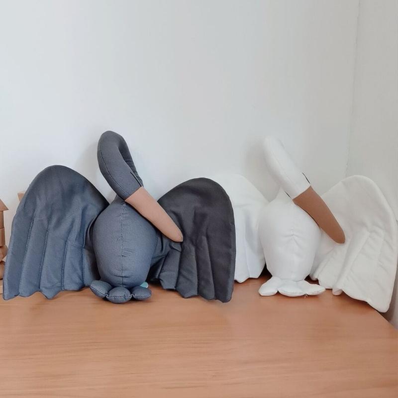 Phong Cách Bắc Âu Sáng Tạo Treo Tường Thiên Nga Kawaii Búp Bê Nhồi Bông Sang Trọng Thiên Nga Búp Bê Mầm Non Trang Trí Cho Bé Làm Dịu Gối Trẻ Em Trang Trí Phòng