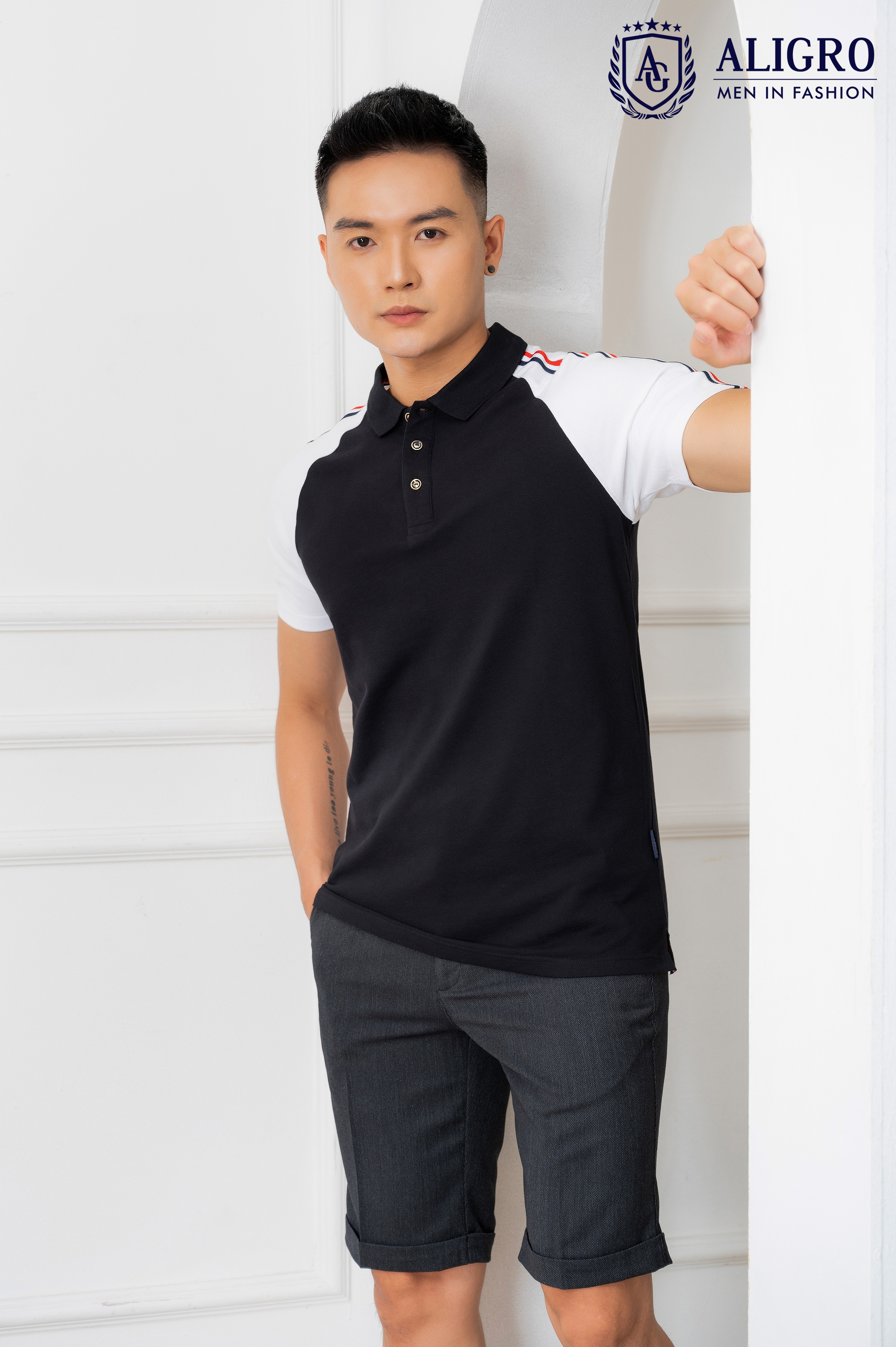 Áo phông polo nam Aligro ALGPLO52