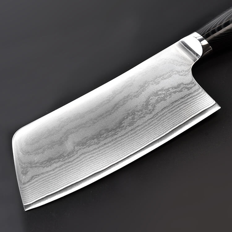 DAO BẾP SANTOKU THÉP DAMASCUS MÃ a1DT124