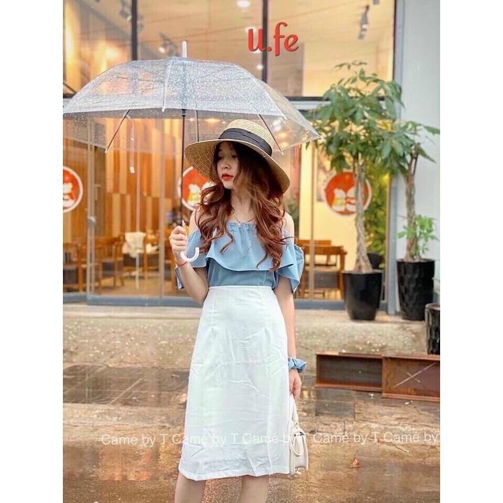 VÁY MAXI TRẮNG CỔ YẾM DÁNG DÀI TIỂU THƯ CHO BẠN GÁI  CUTE SHOP  Phụ  kiện xinh của chúng mình