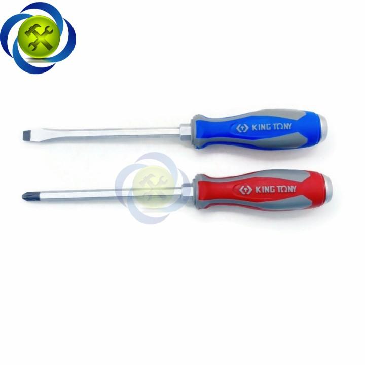 Cặp tua vít đóng dẹp + bake Kingtony 150mm 08060306