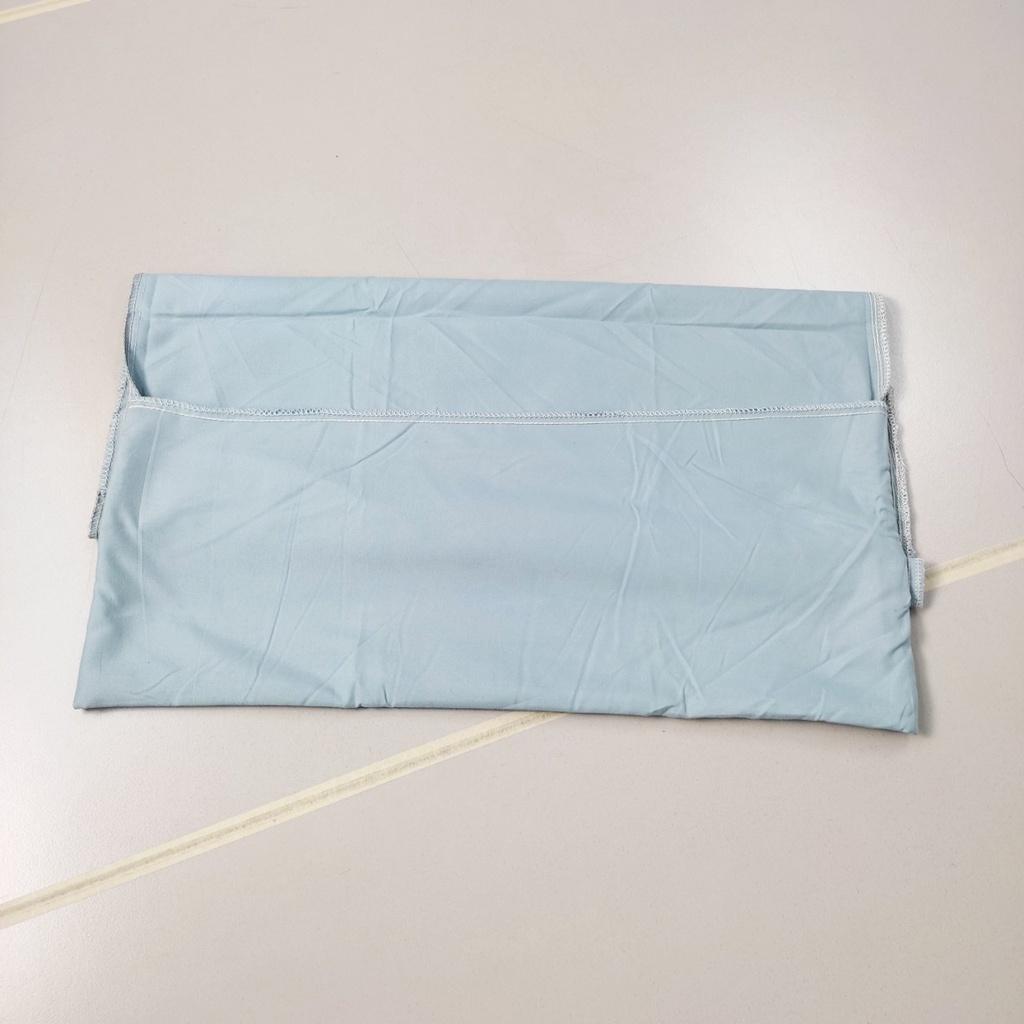 Vỏ gối ngủ cotton tici 50x70cm giá rẻ vải tốt màu xanh biển nhạt