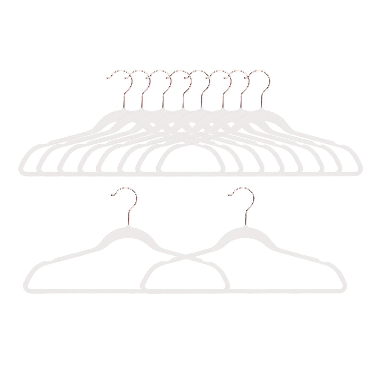 10x Coats Racks Trouser Non Slip Clothes Hangers for Cloakroom Nursery