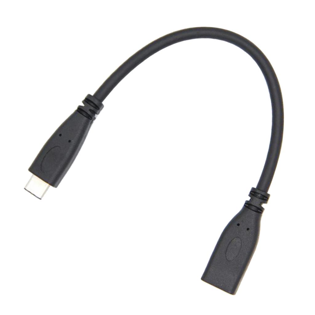 USB 3.1 Type C Extender Cord Nam To Female 10Gbps Sạc Và Đồng Bộ Hóa