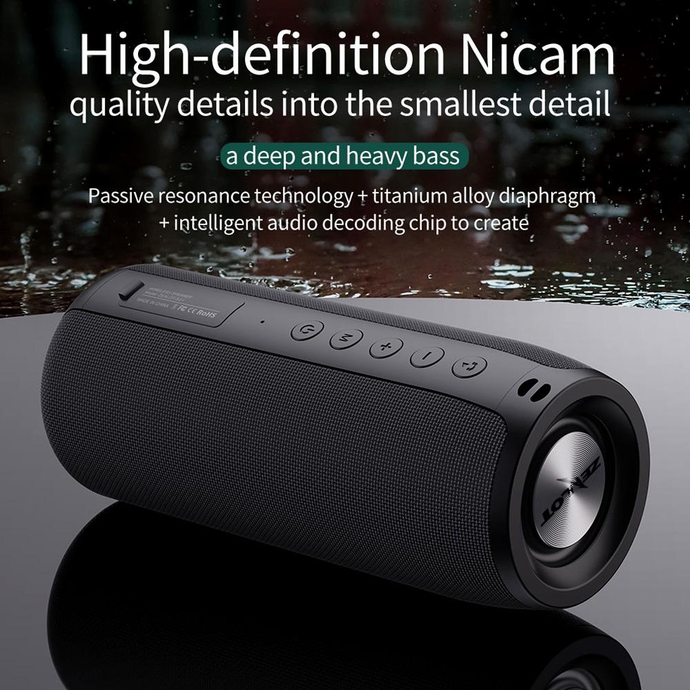 ZEALOT S51 Loa Bluetooth Mạnh Mẽ Bass Loa Siêu Trầm Di Động Không Dây IPX5 Hộp Âm Thanh 10W Chống Nước Hỗ Trợ Đĩa TF U AUX in Color: Red
