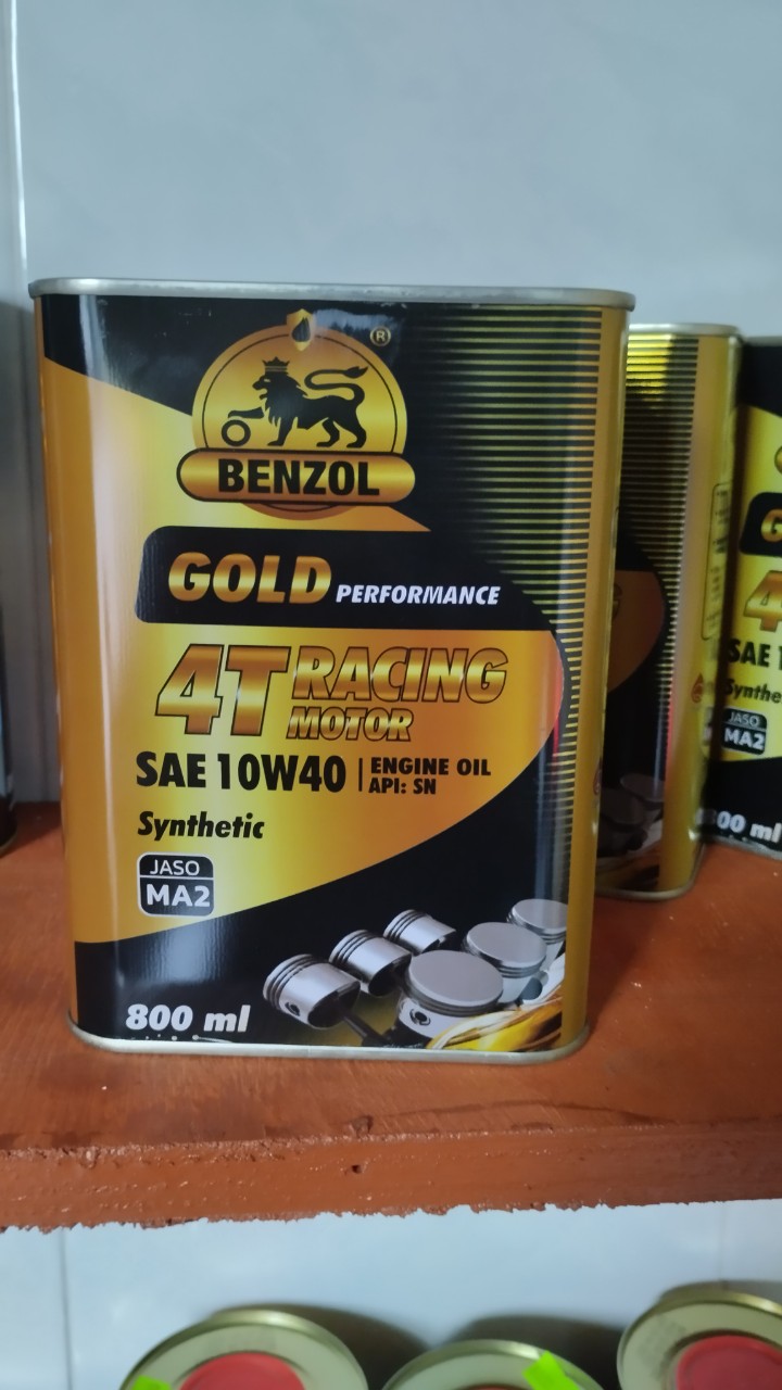 Dầu Nhớt Xe Máy Nhập Khẩu Cao Cấp Benzol Gold 20w50 SG 800ml