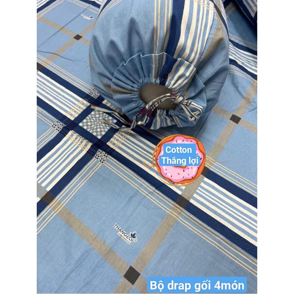 Bộ Drap Cotton THẮNG LỢI 4 món hoặc ga lẻ.