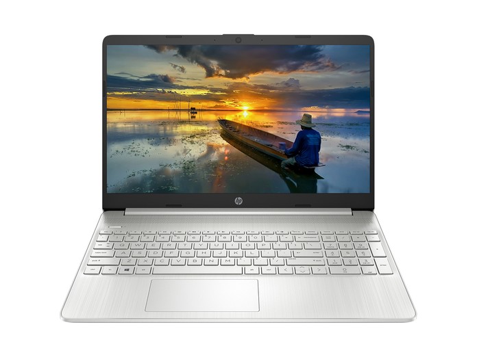 Laptop HP 15S-FQ5104TU i7-1255U 6K7E4PA mặt chính diện