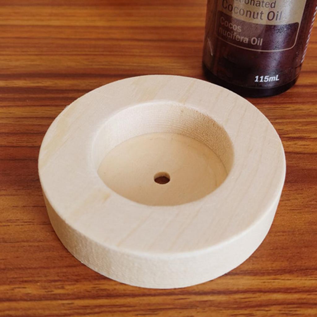 Essential Oil Bottle Display Stand Wooden Storage Organizer Rack Tray