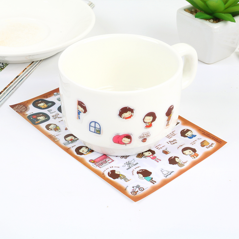 Bộ 5 tấm sticker Cooky's Helloday