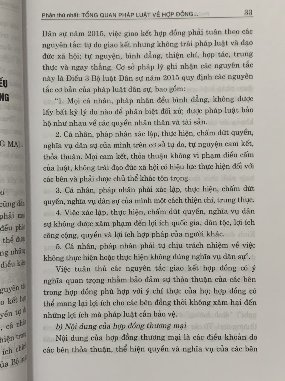 Pháp luật về hợp đồng trong thương mại và đầu tư