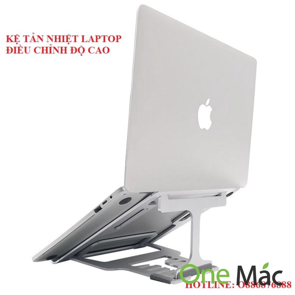 Giá đỡ laptop nhôm tản nhiệt có thể gấp gọn SE-S35 kích thước lớn, 5 mức điều chỉnh.