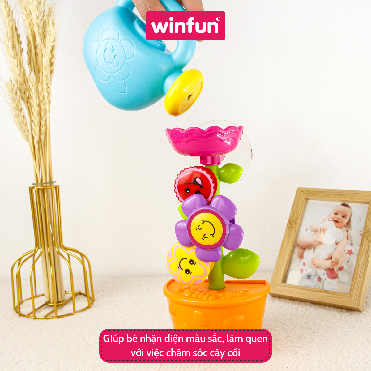 Đồ chơi tắm vui nhộn hình bông hoa Winfun 7104