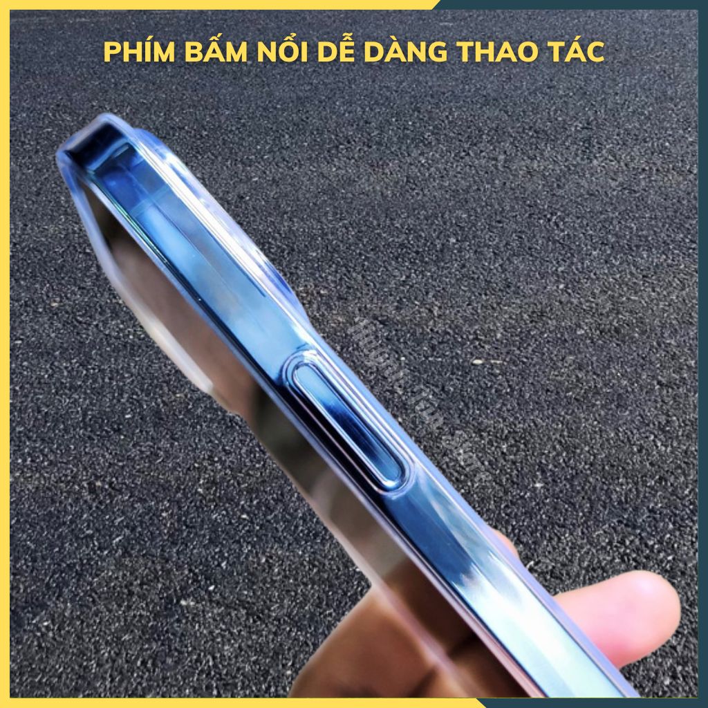 Ốp lưng trong suốt silicon GOR dành cho iphone 13 pro bảo vệ camera dẻo siêu mỏng - Hàng nhập khẩu