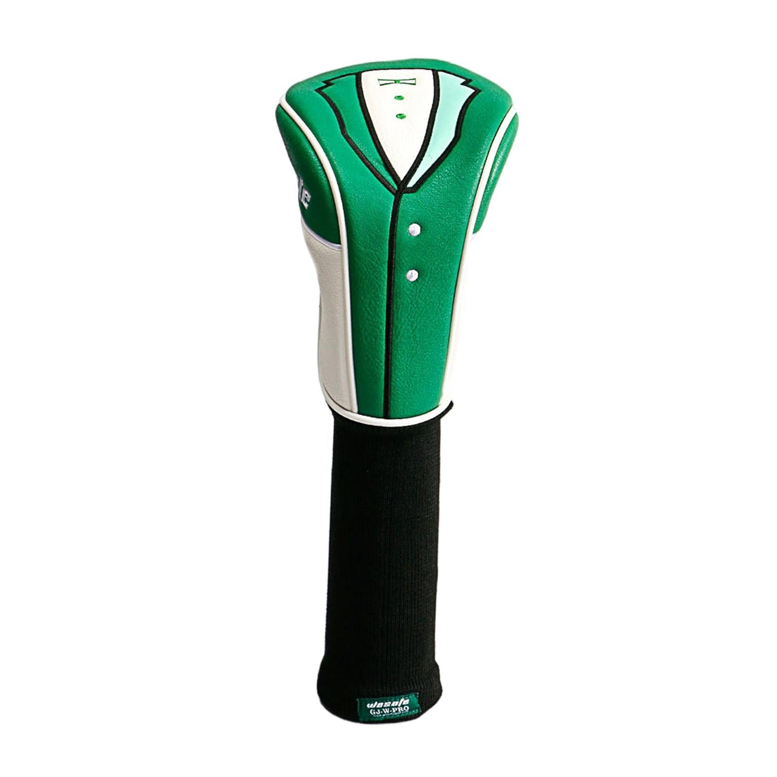 Golf Club Headcover Wood Head Covers Long Sleeves for Driver Fairway Hybrid Wood Clubs Supplies