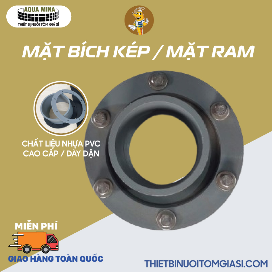 Mặt bích nhựa Fi 140mm