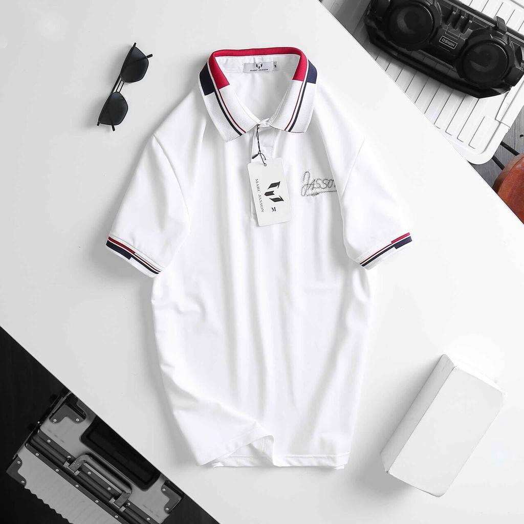 ÁO THUN NAM CÁ SẤU CỔ BẺ THÊU LOGO